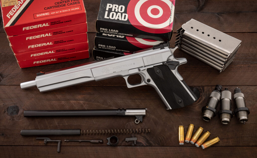 LAR Grizzly MK I Long Slide Semi Auto Pistol Carol Watson s Orange Coast Auctions